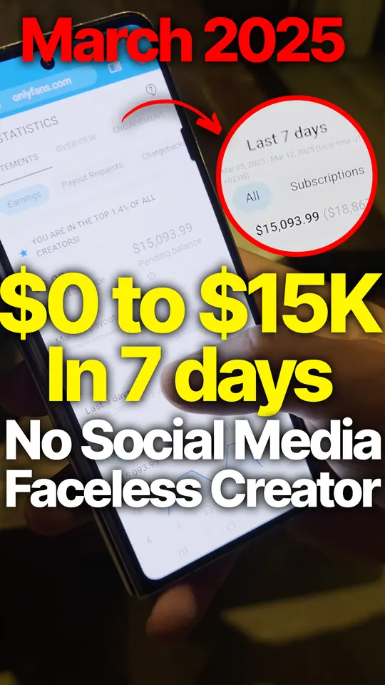 March 2025 statement: last 7 days $15,093.99 on a hand-held phone.